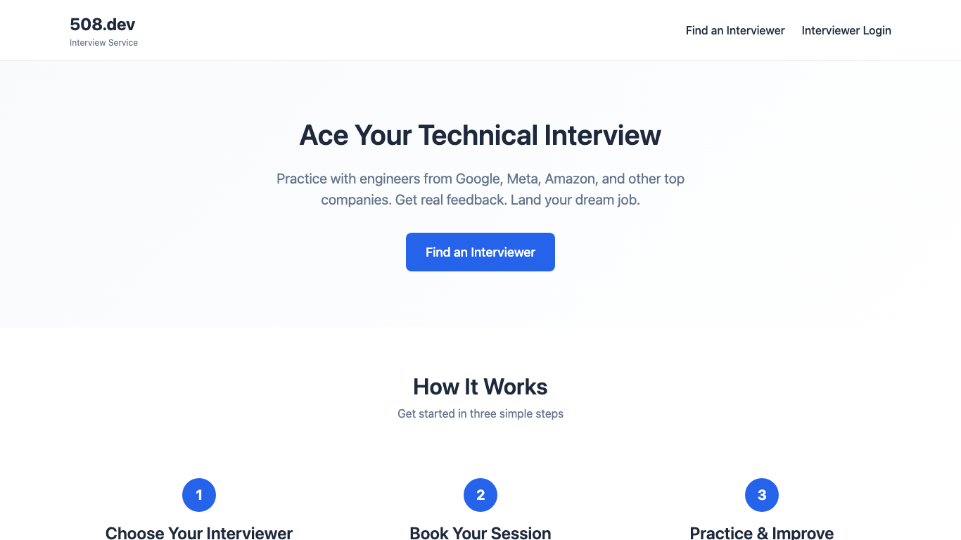 interview-as-a-service screenshot